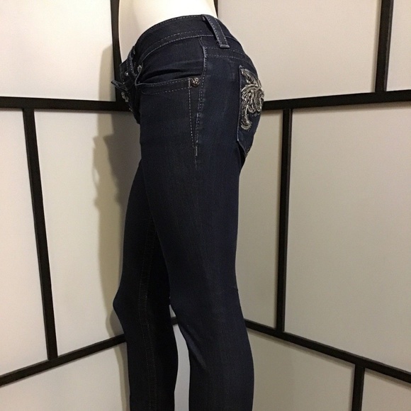 MISS ME silver crystal fleur pocket - Picture 4 of 8